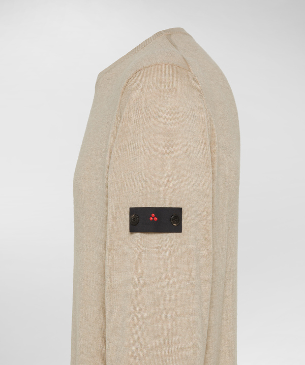 PULLOVER IN TRICOT MISTO LANA - Peuterey