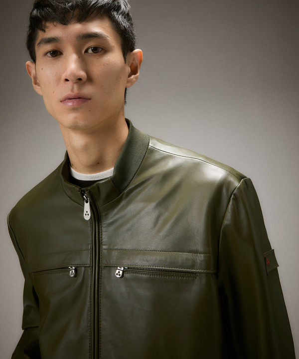 Lederjacke mit Brusttaschen - Peuterey