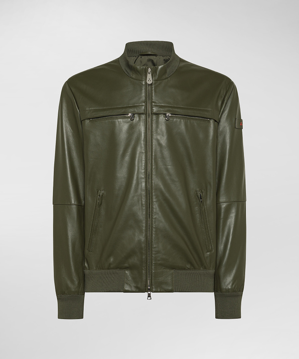 Leather jacket with chest pockets - Peuterey