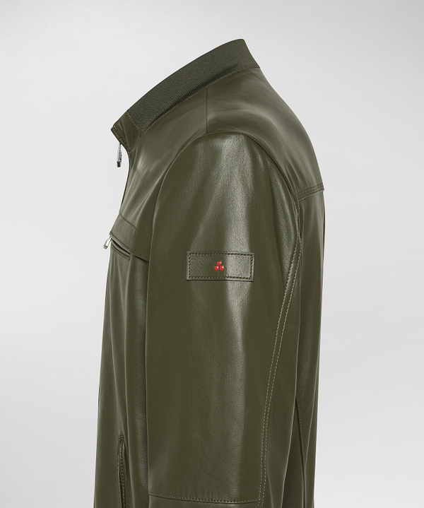 Leather jacket with chest pockets - Peuterey