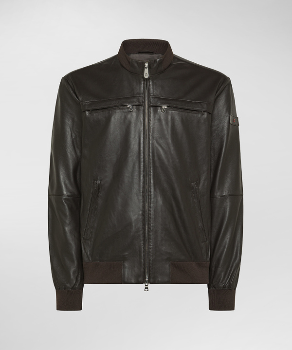 Leather jacket with chest pockets - Peuterey