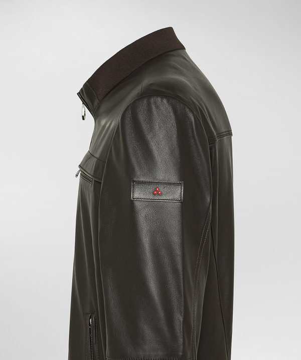 Leather jacket with chest pockets - Peuterey