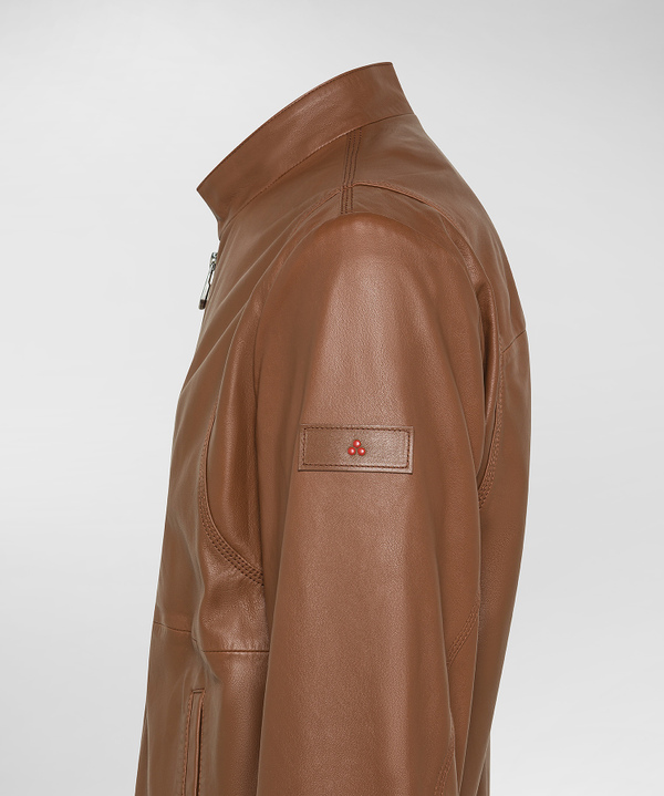 Dyed Nappa leather bomber jacket - Peuterey