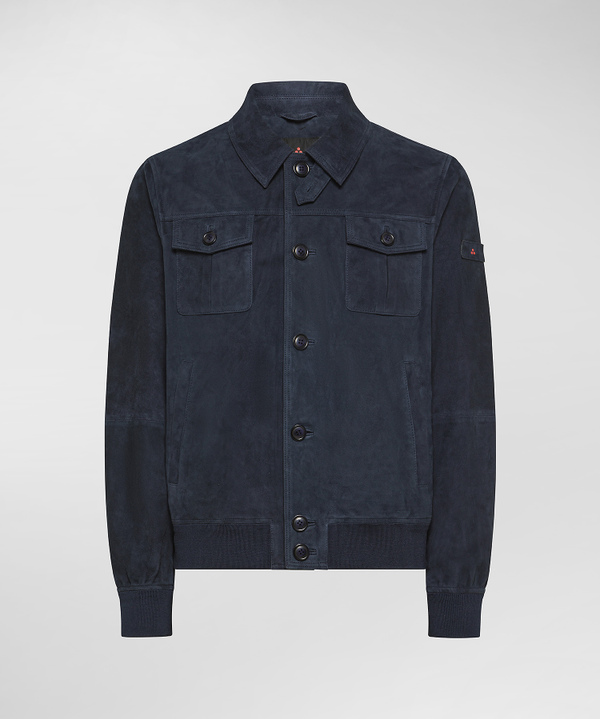 Suede jacket with Galalithe buttons - Peuterey