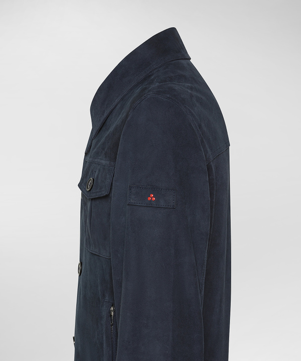 Suede jacket with Galalithe buttons - Peuterey