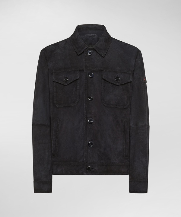 Hemdjacke aus Wildleder mit Used-Effekt - Peuterey