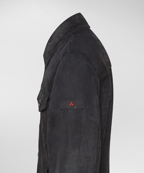 Hemdjacke aus Wildleder mit Used-Effekt - Peuterey