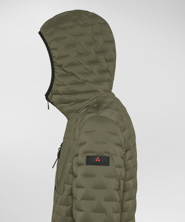 Stretch down jacket with geometric quilting - Peuterey