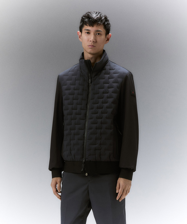 Bomber jacket with geometric quilting - Peuterey