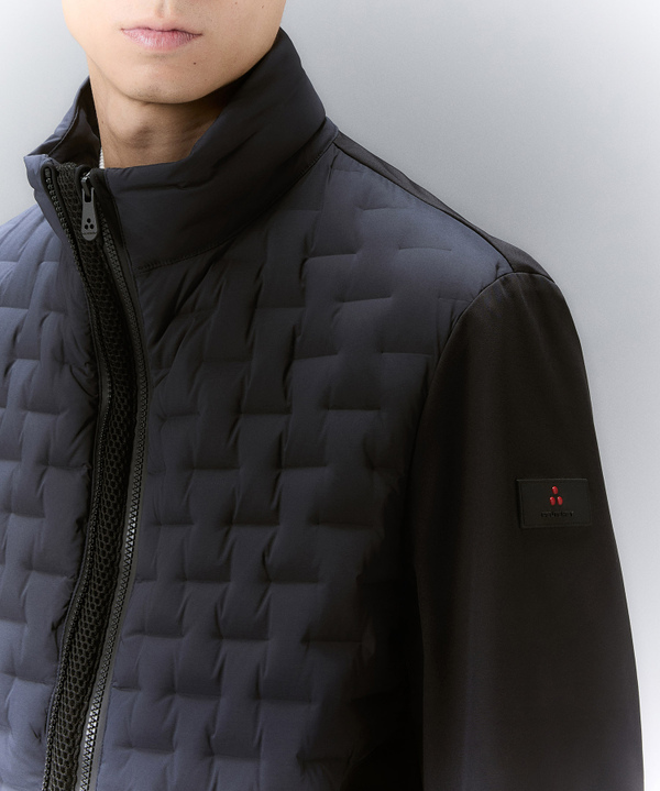 Bomber jacket with geometric quilting - Peuterey