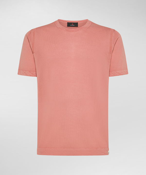 Stückgefärbtes T-Shirt aus Baumwolltrikot - Peuterey