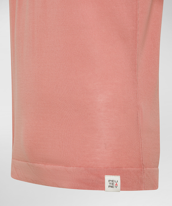 Stückgefärbtes T-Shirt aus Baumwolltrikot - Peuterey