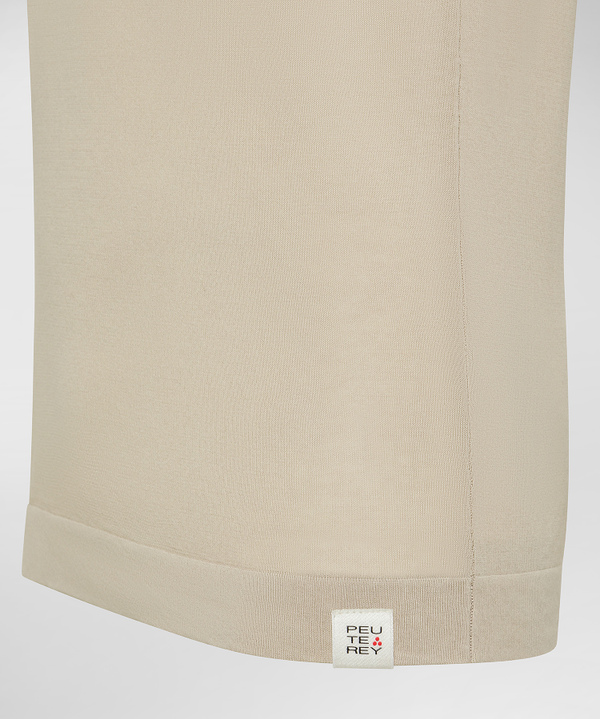 Garment-dyed cotton knit t-shirt - Peuterey