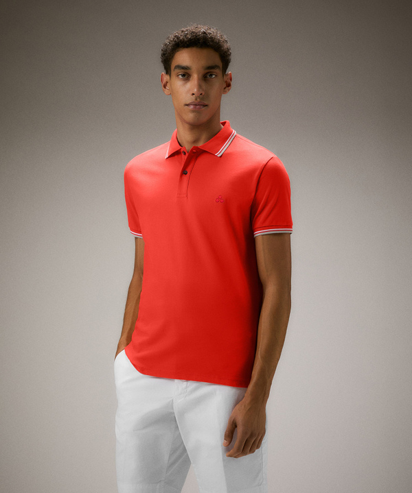 Poloshirt aus Baumwoll-Stretch-Piqué - Peuterey