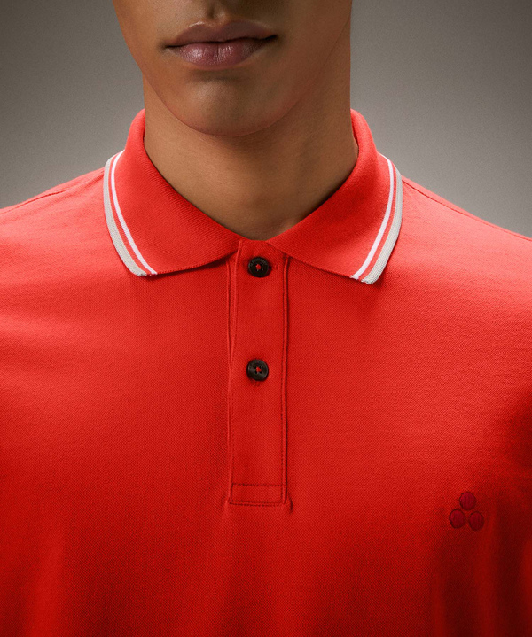 Poloshirt aus Baumwoll-Stretch-Piqué - Peuterey