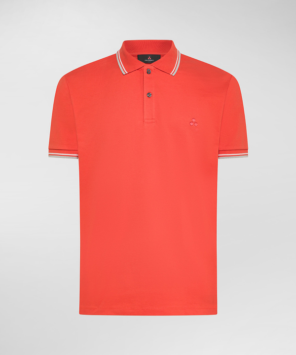 Poloshirt aus Baumwoll-Stretch-Piqué - Peuterey