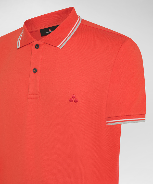 Poloshirt aus Baumwoll-Stretch-Piqué - Peuterey