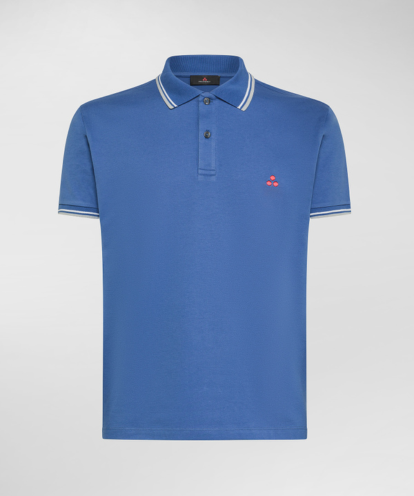 Polo in piqué di cotone stretch - Peuterey