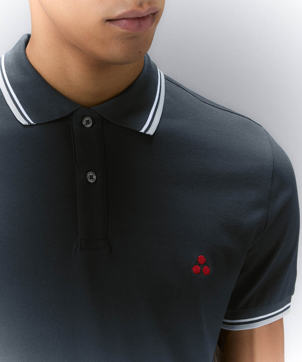 Polo in piqué di cotone stretch - Peuterey