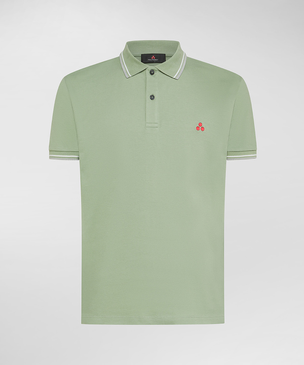 Poloshirt aus Baumwoll-Stretch-Piqué - Peuterey