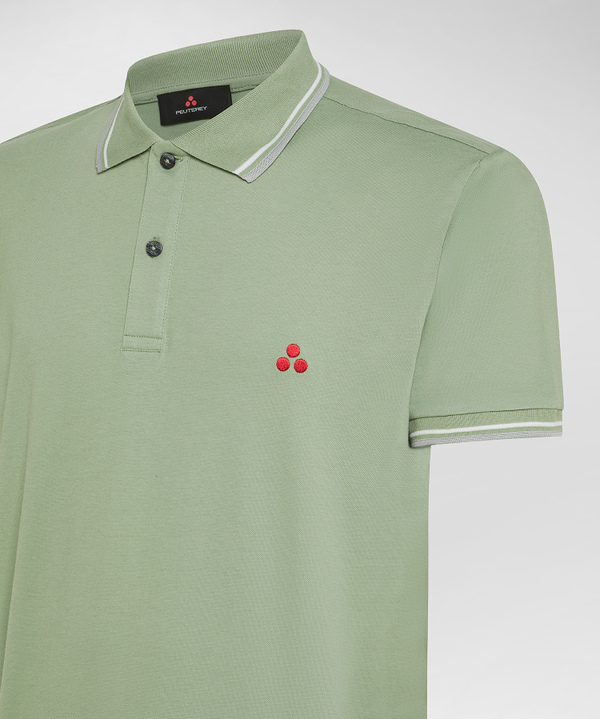 Poloshirt aus Baumwoll-Stretch-Piqué - Peuterey