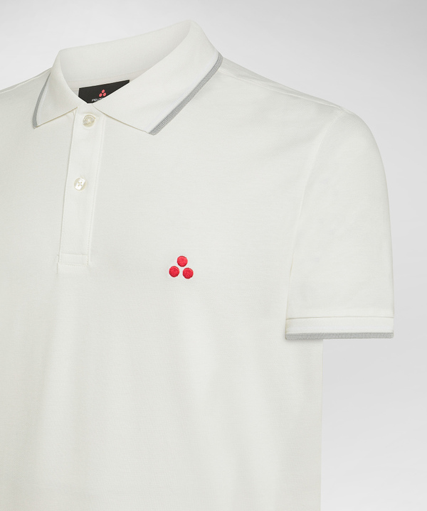 Poloshirt aus Baumwoll-Stretch-Piqué - Peuterey