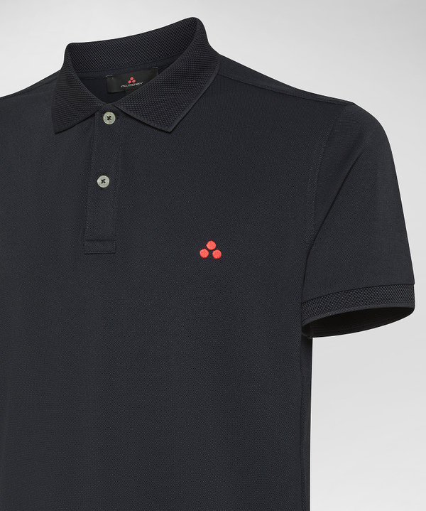 Stretch nylon pique polo shirt - Peuterey