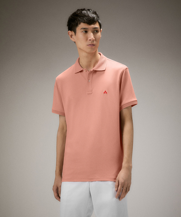Poloshirt aus Nylon-Stretch-Piqué - Peuterey