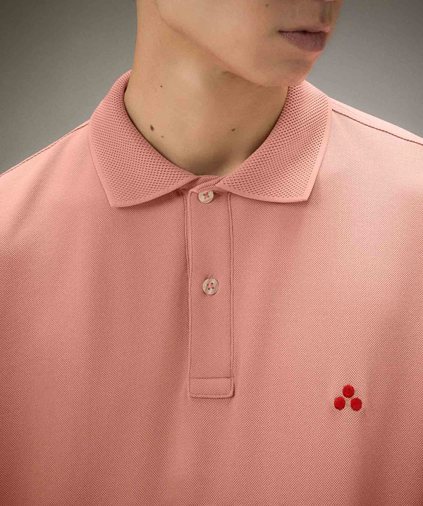 Poloshirt aus Nylon-Stretch-Piqué - Peuterey