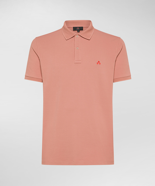 Poloshirt aus Nylon-Stretch-Piqué - Peuterey