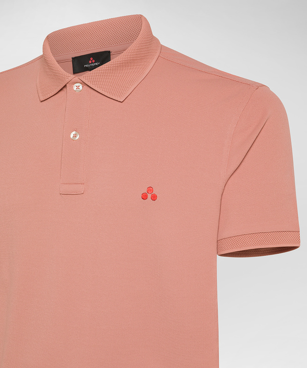 Poloshirt aus Nylon-Stretch-Piqué - Peuterey