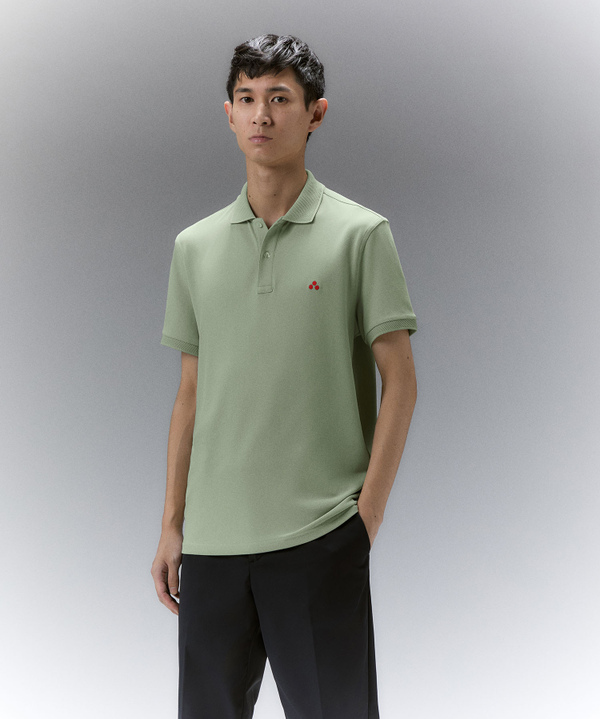 Poloshirt aus Nylon-Stretch-Piqué - Peuterey