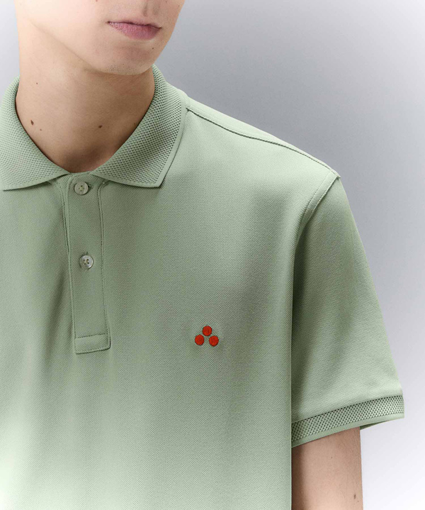 Poloshirt aus Nylon-Stretch-Piqué - Peuterey