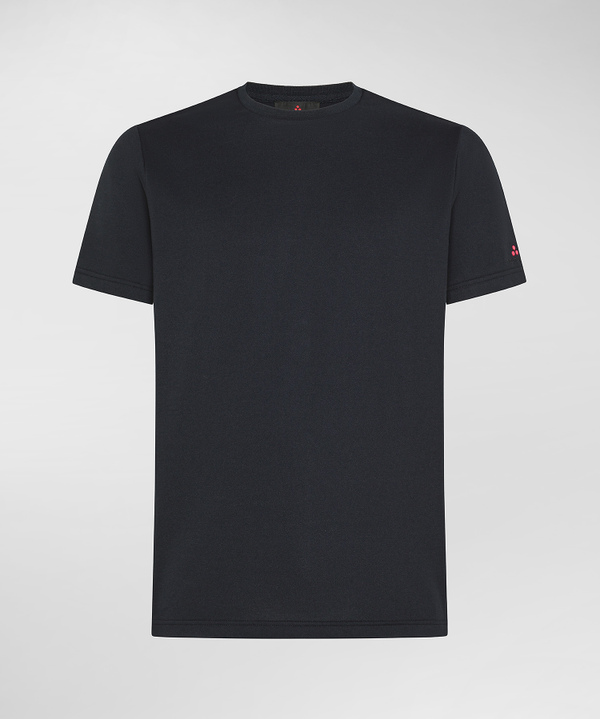 Stretch cotton and silk pique t-shirt - Peuterey
