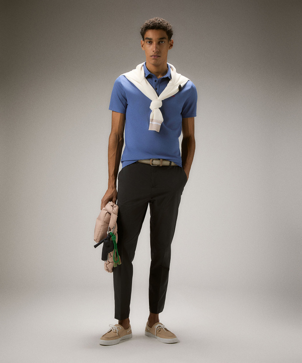 Poloshirt aus Baumwoll-Stretch-Piqué - Peuterey