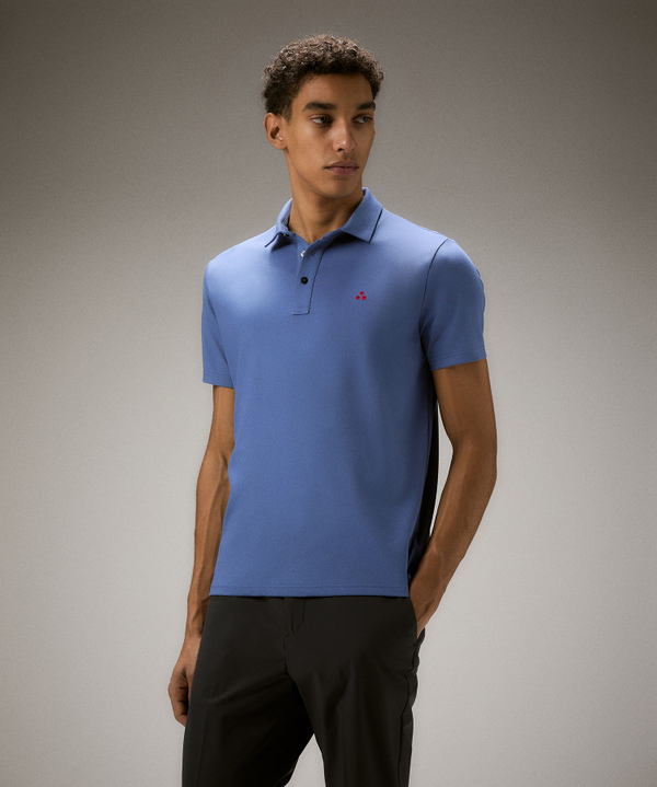 Poloshirt aus Baumwoll-Stretch-Piqué - Peuterey
