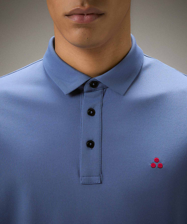 Poloshirt aus Baumwoll-Stretch-Piqué - Peuterey