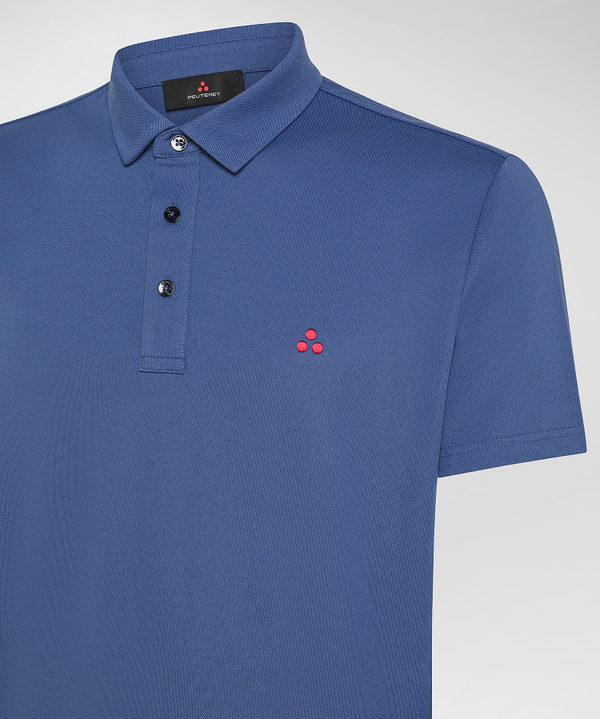 Poloshirt aus Baumwoll-Stretch-Piqué - Peuterey