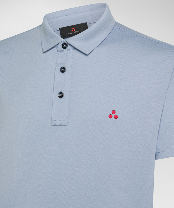 Polo in piqué di cotone stretch - Peuterey