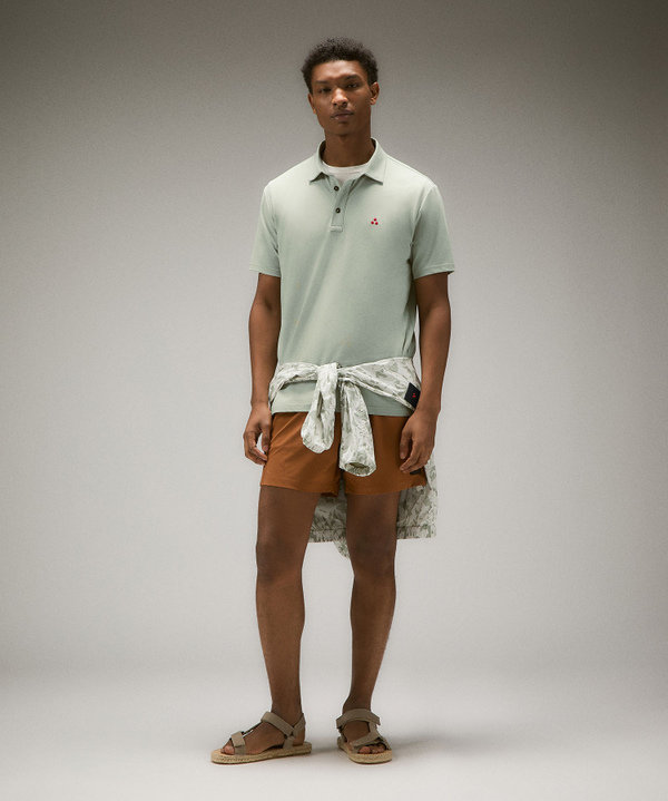 Poloshirt aus Baumwoll-Stretch-Piqué - Peuterey