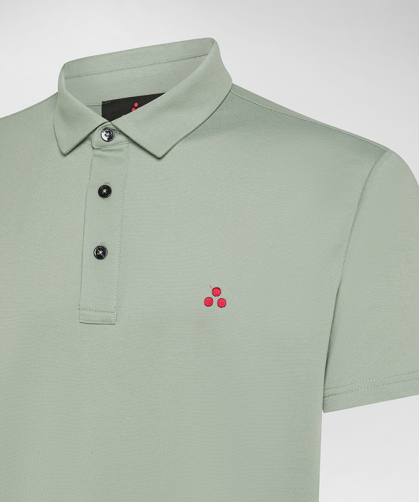 Poloshirt aus Baumwoll-Stretch-Piqué - Peuterey