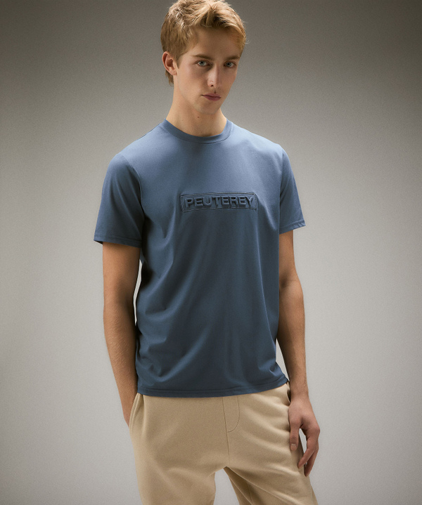 T-shirt with embossed lettering - Peuterey