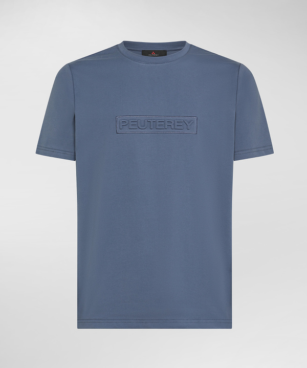 T-shirt with embossed lettering - Peuterey