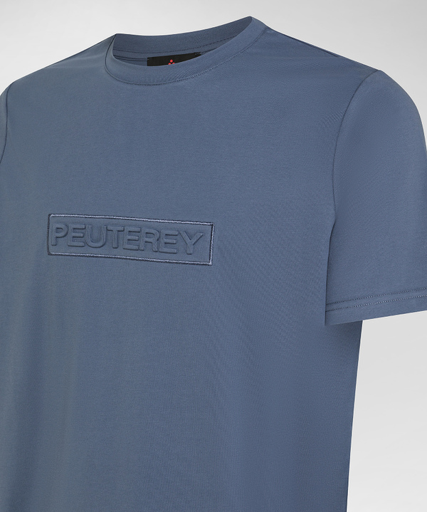 T-shirt with embossed lettering - Peuterey