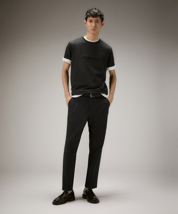 T-shirt with embossed lettering - Peuterey