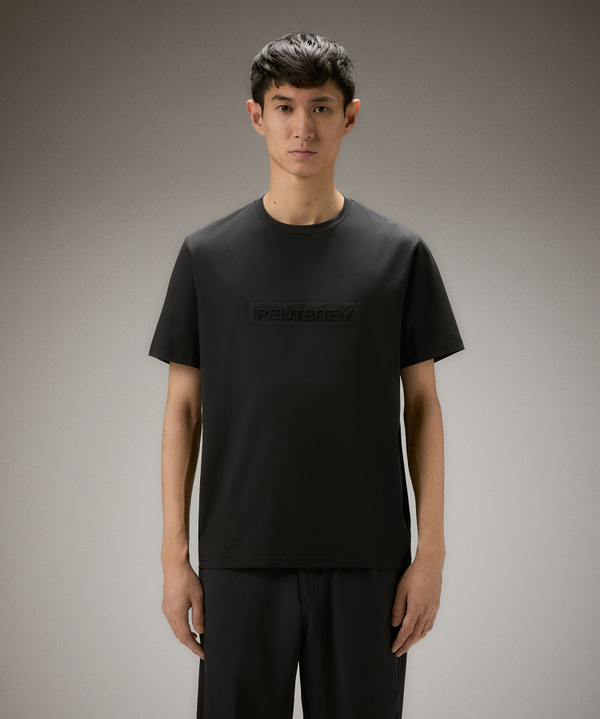 T-shirt with embossed lettering - Peuterey