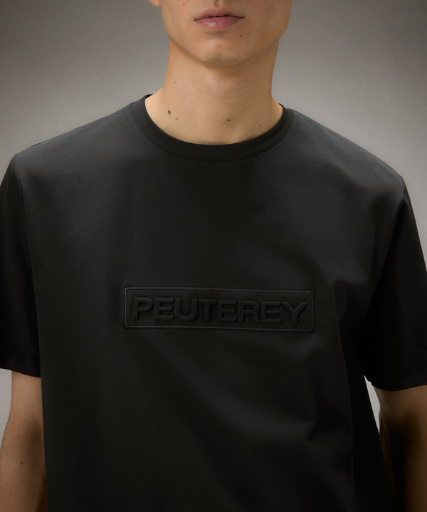 T-shirt with embossed lettering - Peuterey