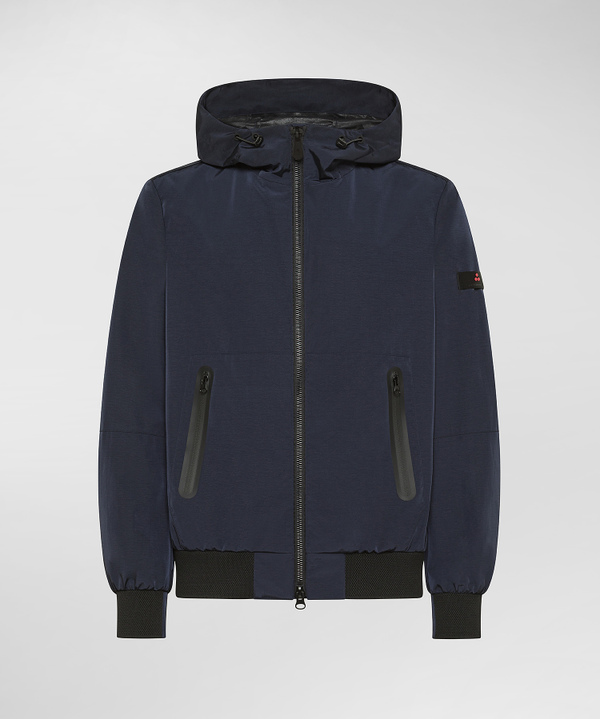Lightweight fabric hooded bomber jacket - Peuterey