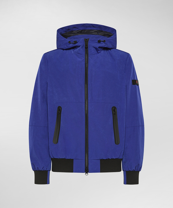 Bomberjacke mit Kapuze aus leichtem Gewebe - Peuterey
