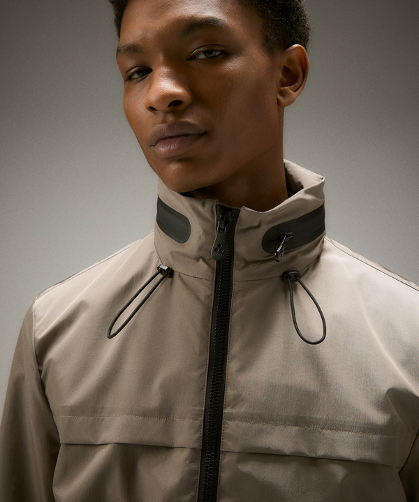 Bomber jacket with removable hood and black details - Peuterey
